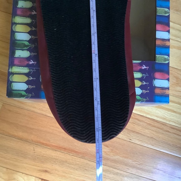 PAISLEY & GRAY Houser Quilted Faux Shearling Lined Slipper Maroon SZ L - Picture 14 of 16